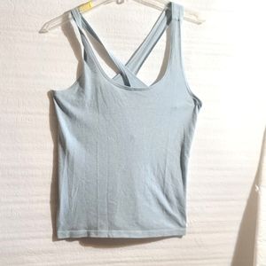 Beyond Yoga light blue tank top